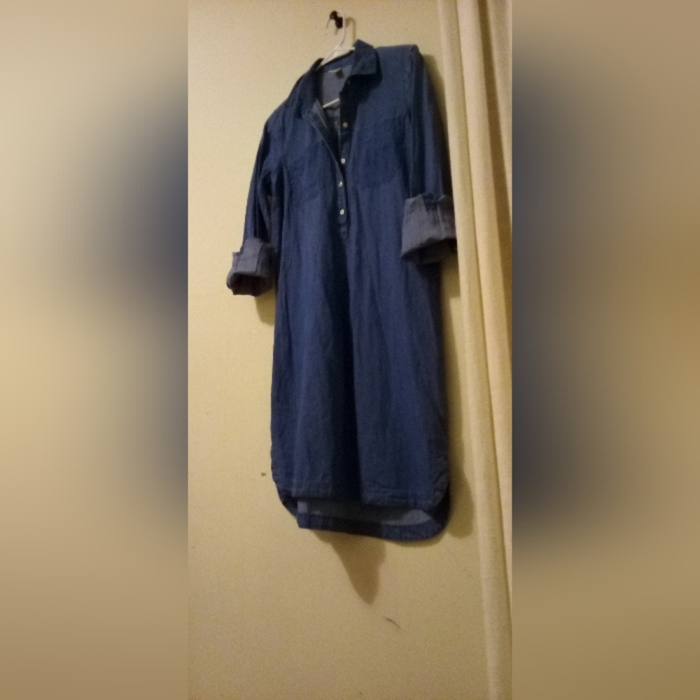 Quarter Length Blue Jean Dress